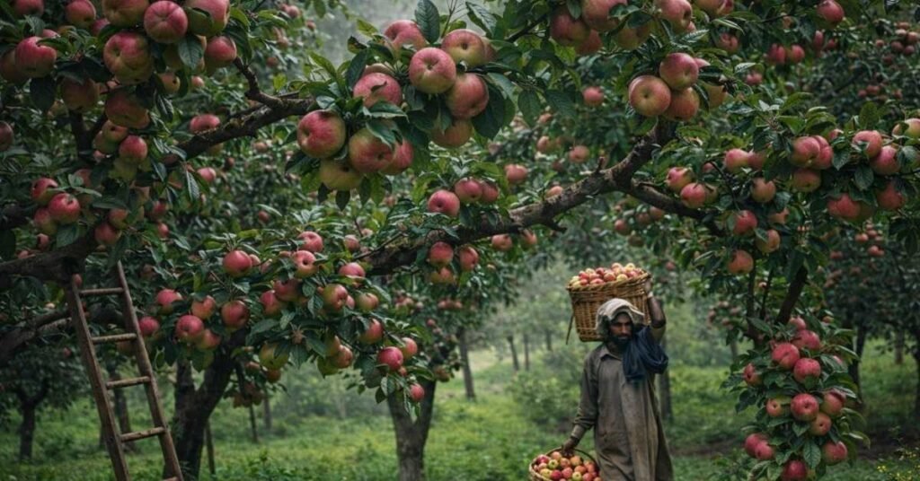 apple season in kashmir