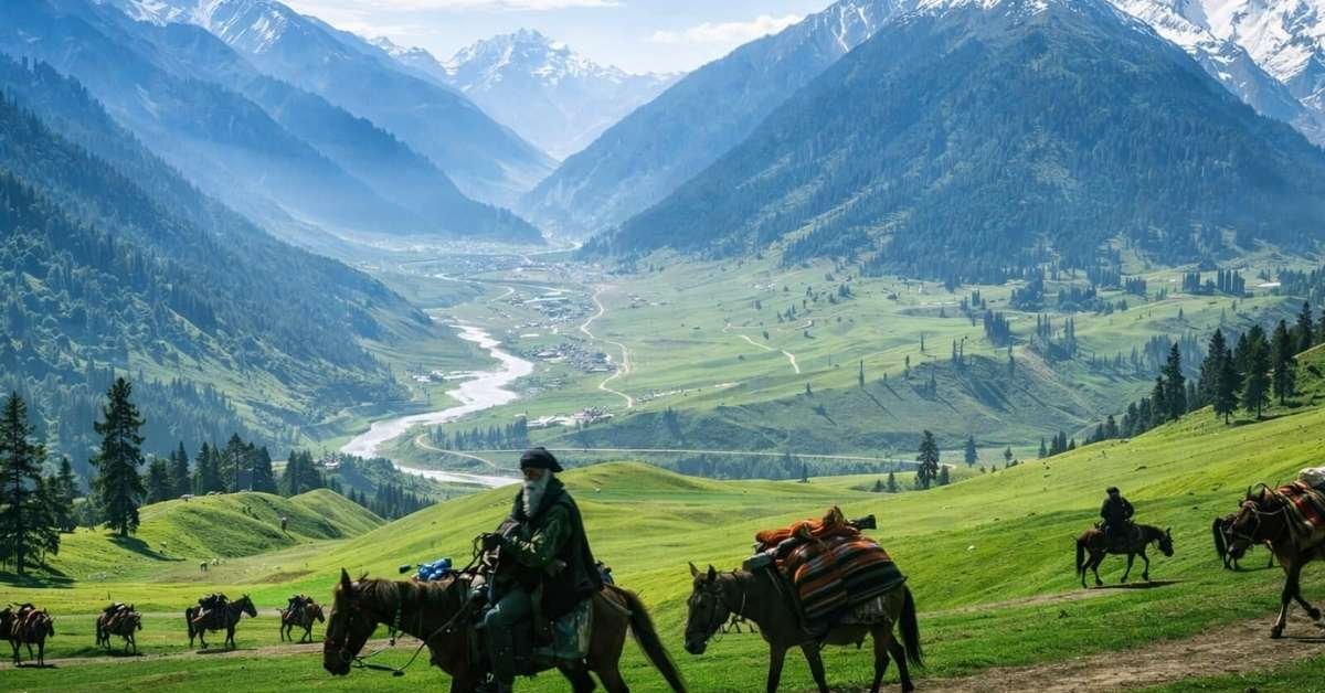 bangalore to kashmir distance