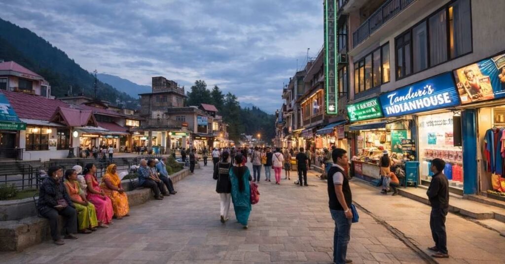 Manali Mall Road Market