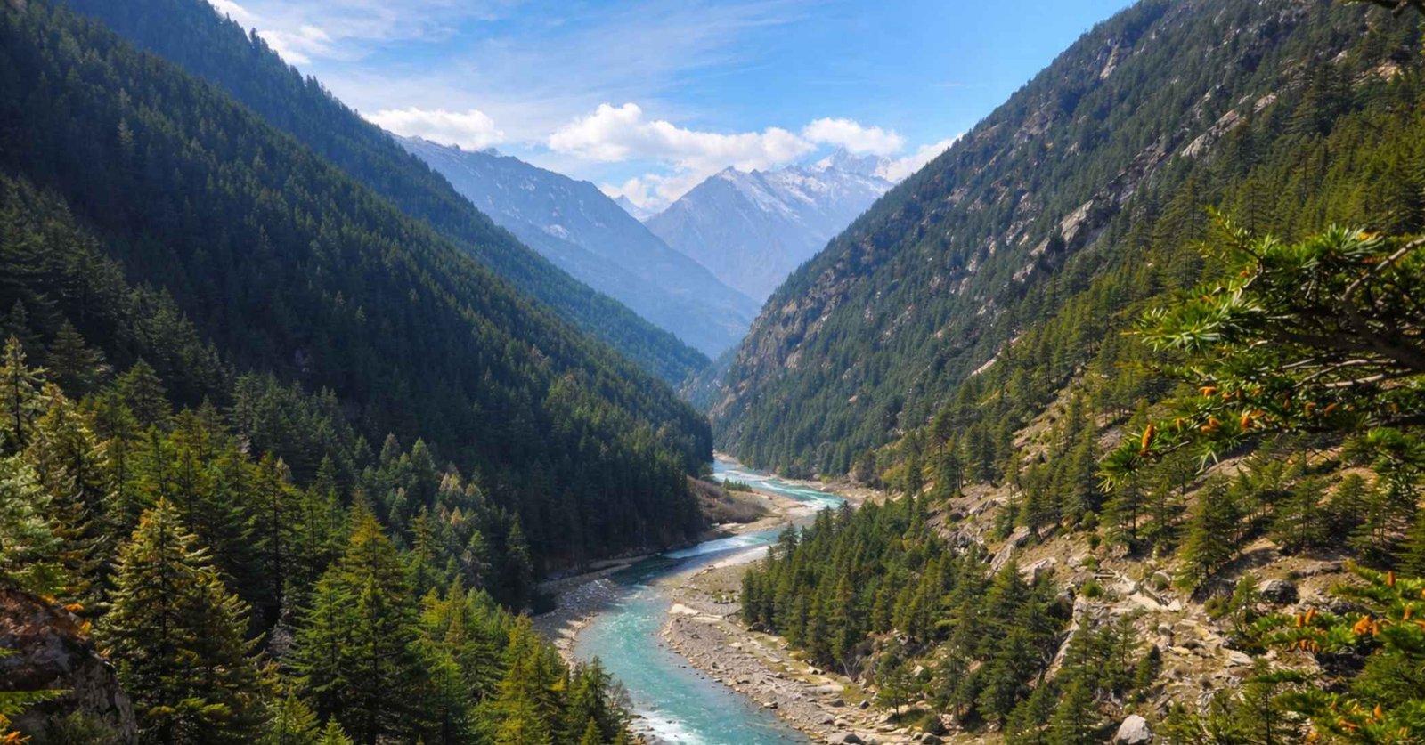 delhi to harsil valley distance