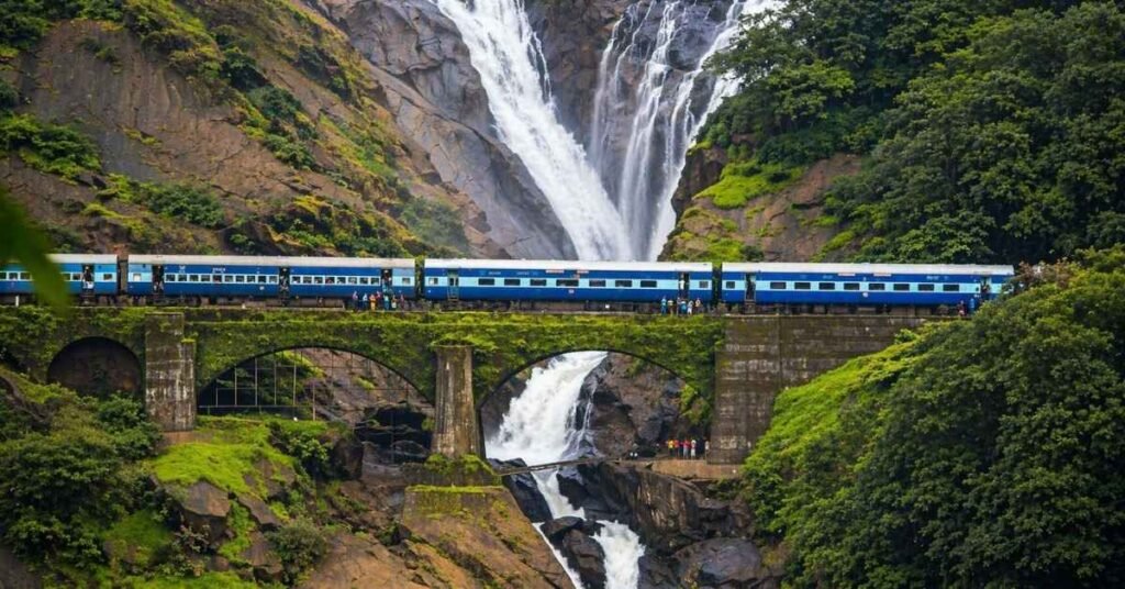 waterfall in goa
