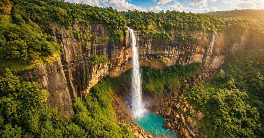 waterfalls in meghalaya