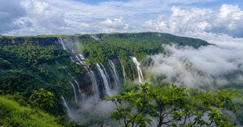 waterfalls in meghalaya