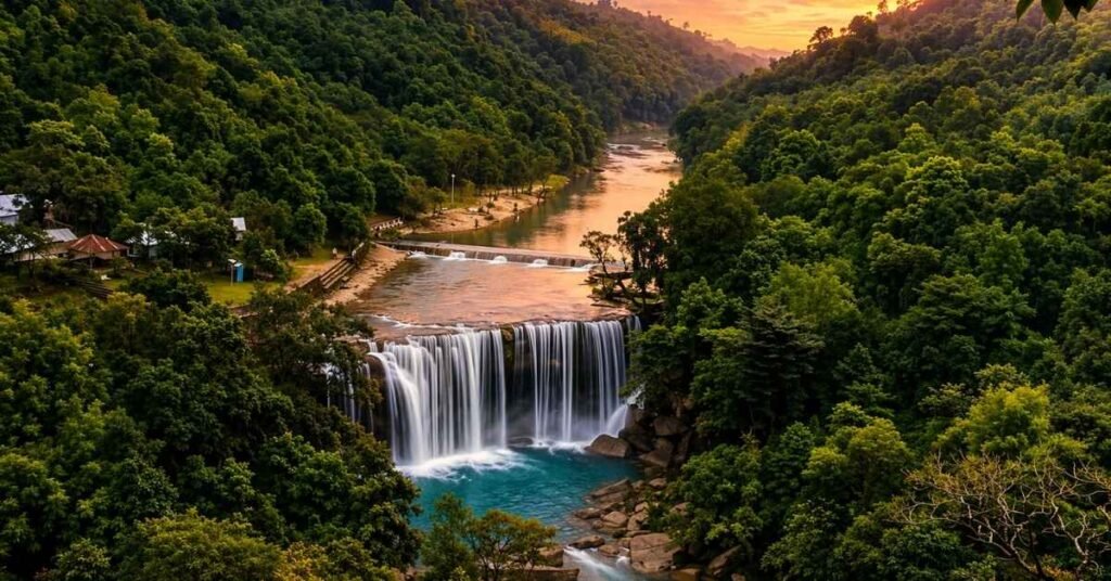 waterfalls in meghalaya