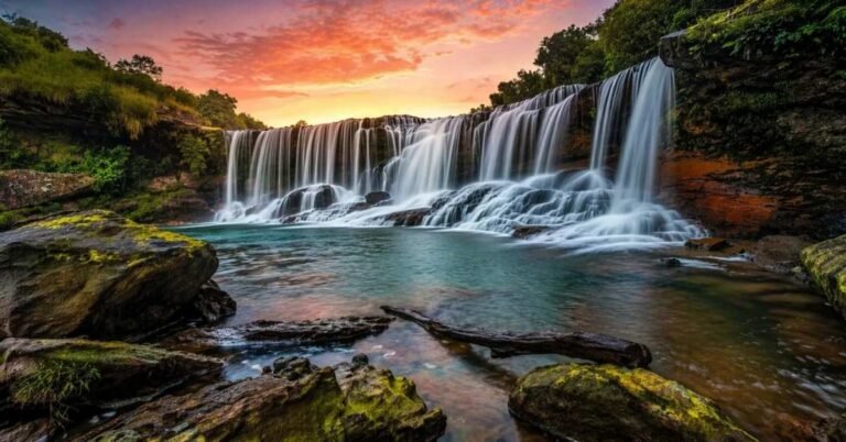 waterfalls in meghalaya