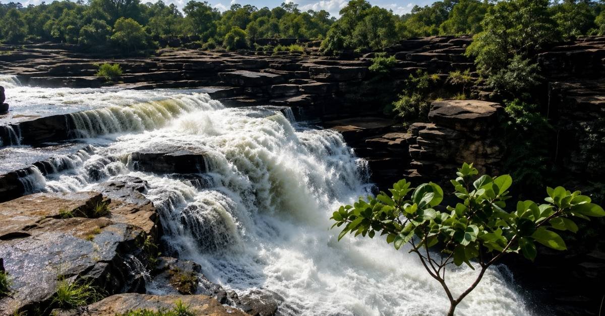 waterfall near varanasi