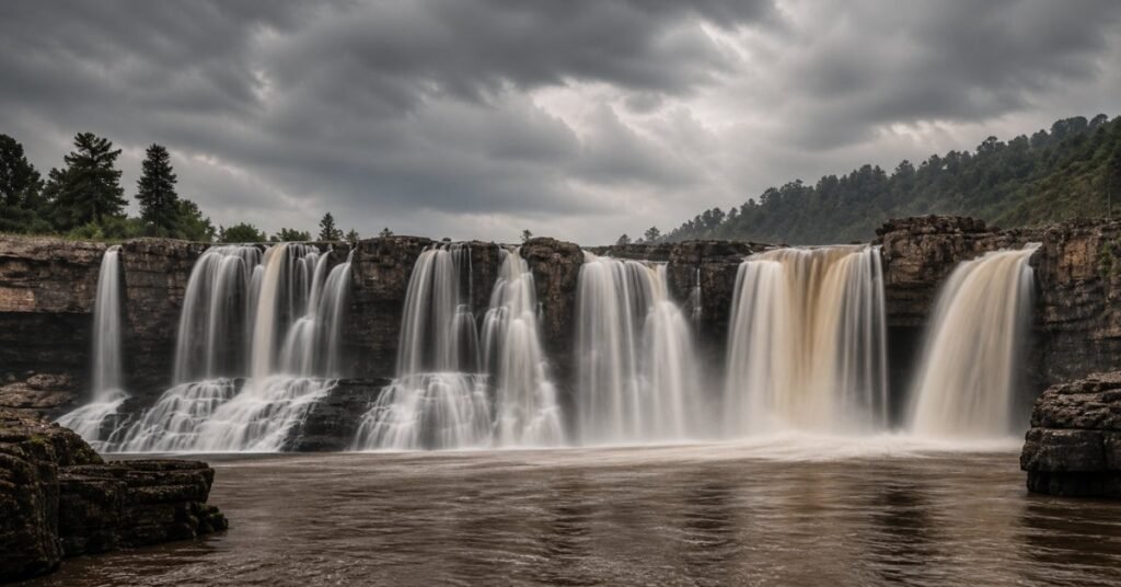 waterfalls in dang