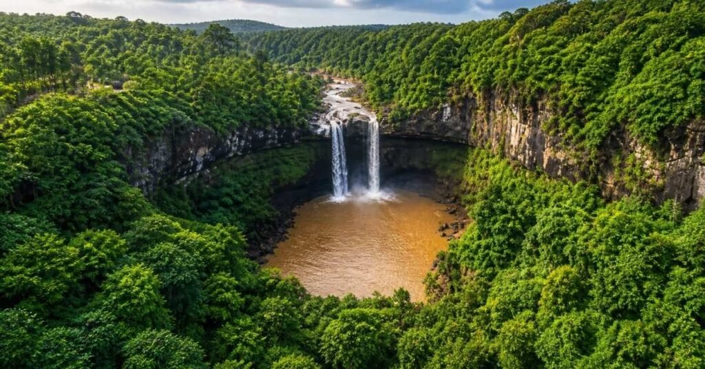 waterfalls in dang